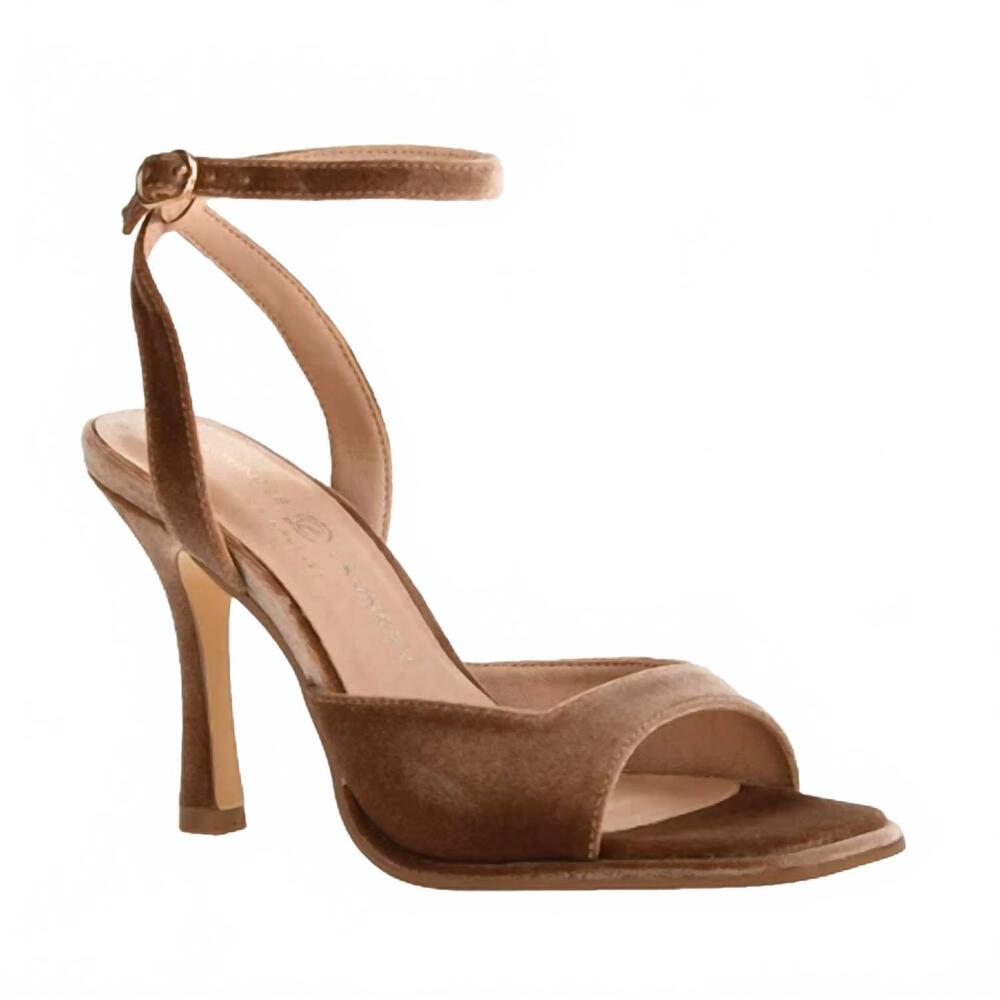 NEW CHINESE LAUNDRY women's lynwood velvet heel in tan